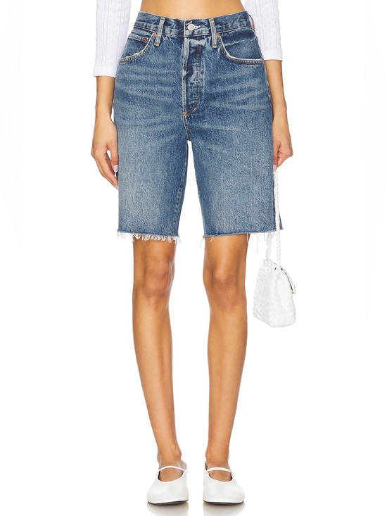 Agolde Pants - NEW AGOLDE 90's Mid Rise Loose Fit Long Jean Shorts 27 Baggy Jorts